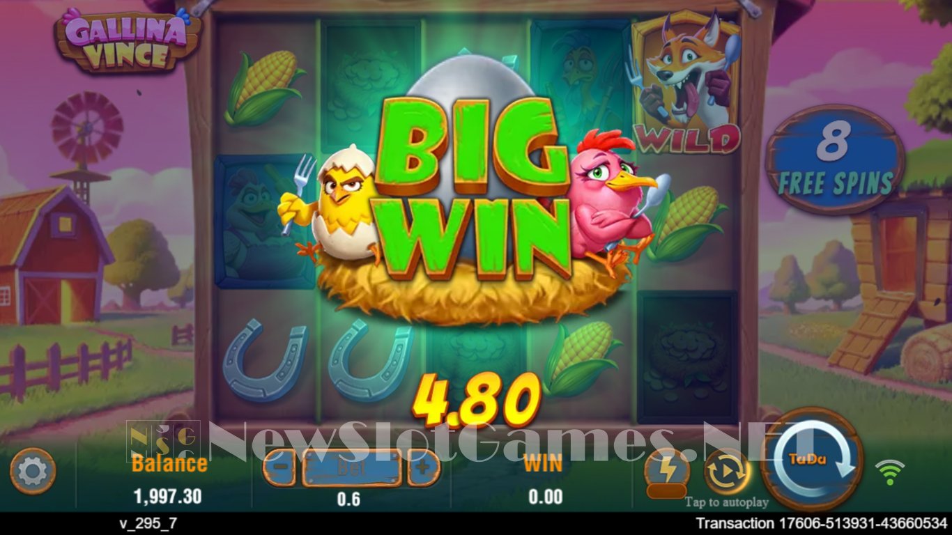 Gallina Vince Slot Slot Image in Demo - pic. 6