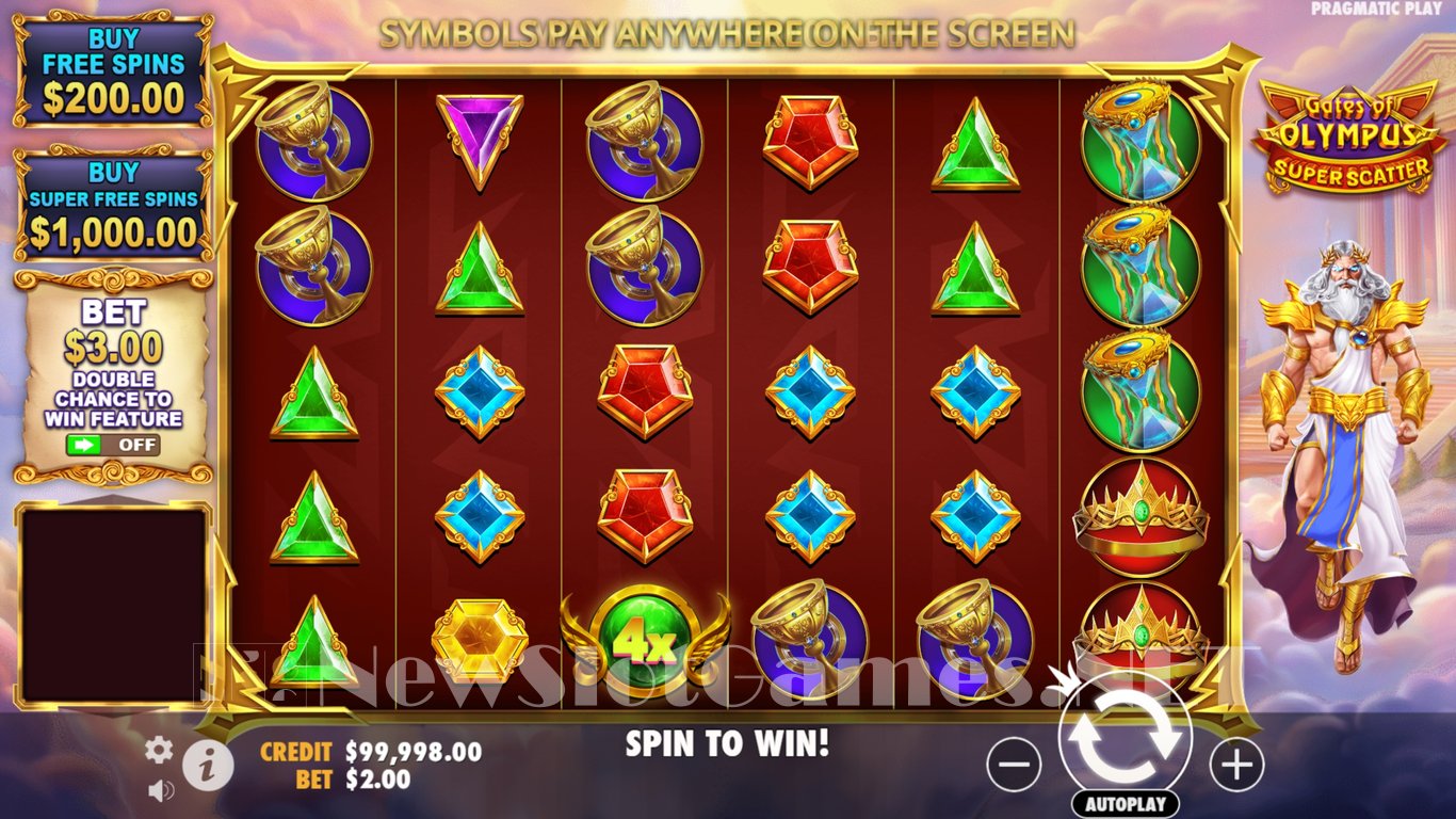 Gates of Olympus Super Scatter Slot Slot Image in Demo - pic. 2