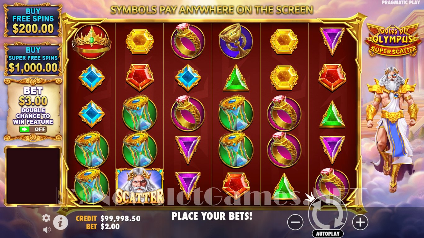 Gates of Olympus Super Scatter Slot Slot Image in Demo - pic. 4