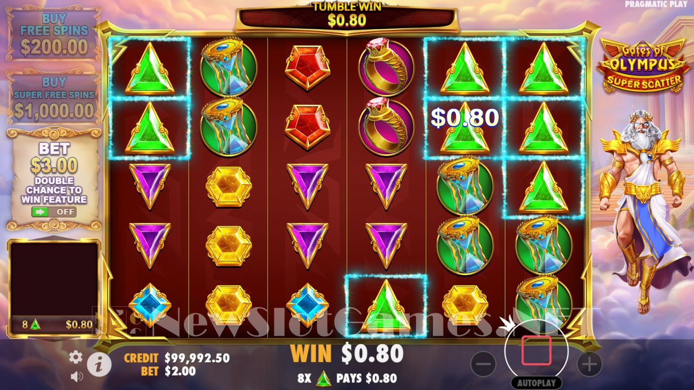 Gates of Olympus Super Scatter Slot Slot Image in Demo - pic. 7