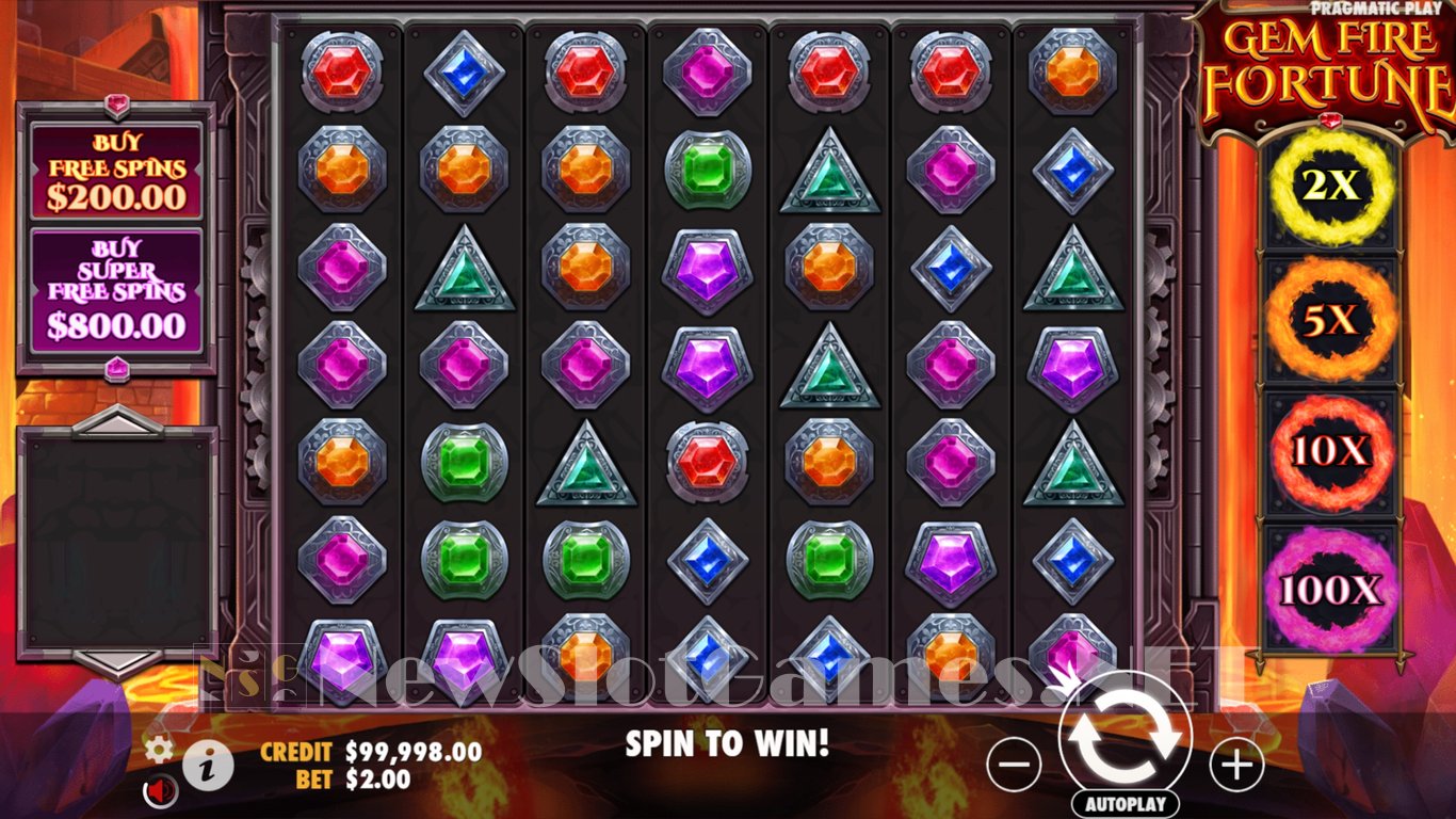 Gem Fire Fortune Slot Demo Image