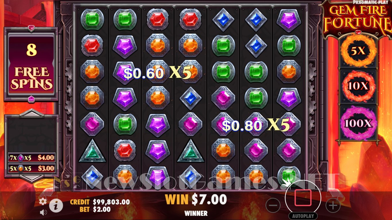 Gem Fire Fortune Slot Slot Image in Demo - pic. 11