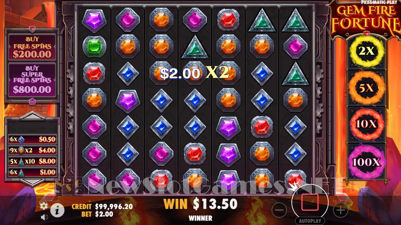 Gem Fire Fortune Slot Slot Image in Demo - pic. 5