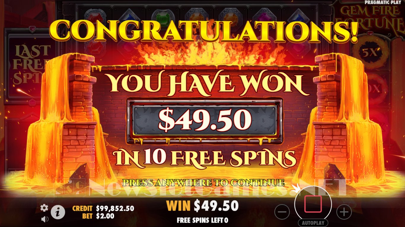 Gem Fire Fortune Slot Slot Image in Demo - pic. 7