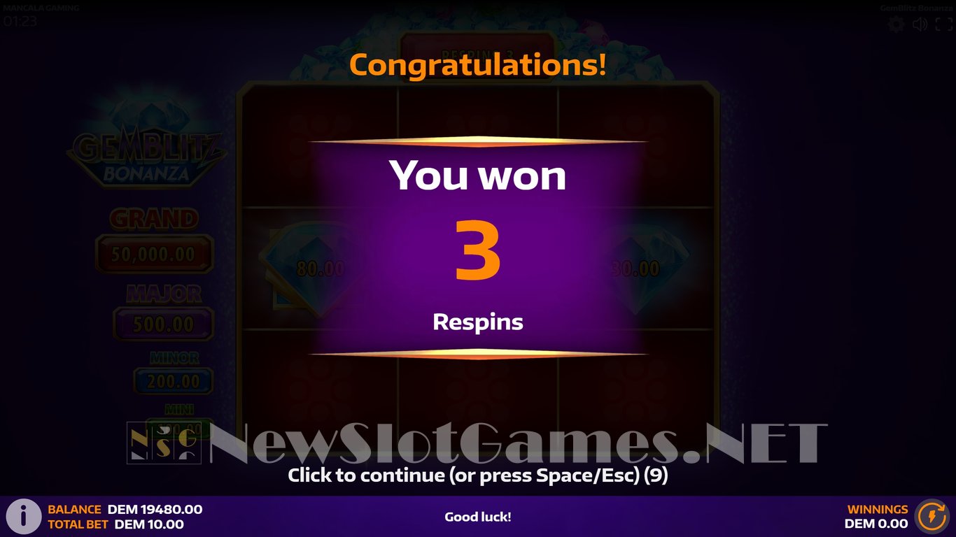 GemBlitz Bonanza Deluxe Slot Slot Image in Demo - pic. 5