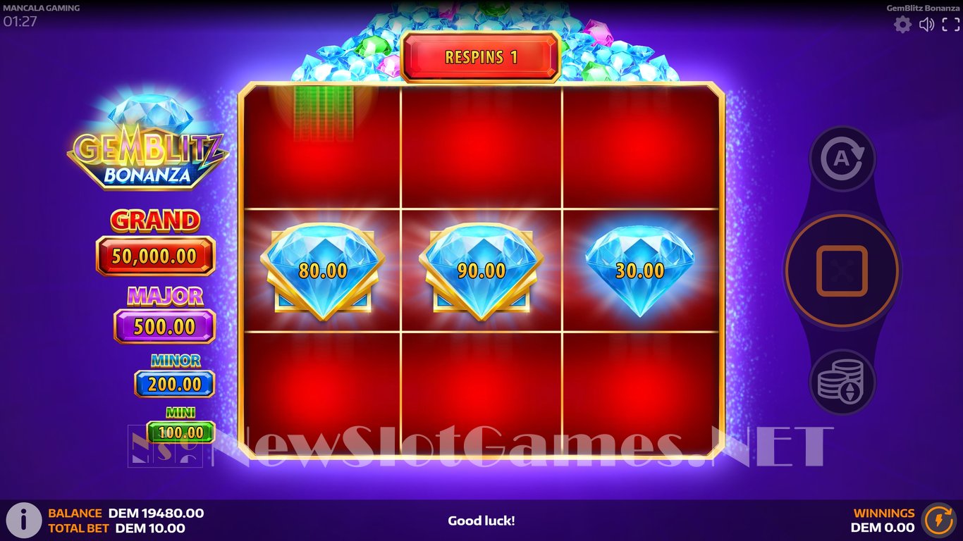 GemBlitz Bonanza Deluxe Slot Slot Image in Demo - pic. 6