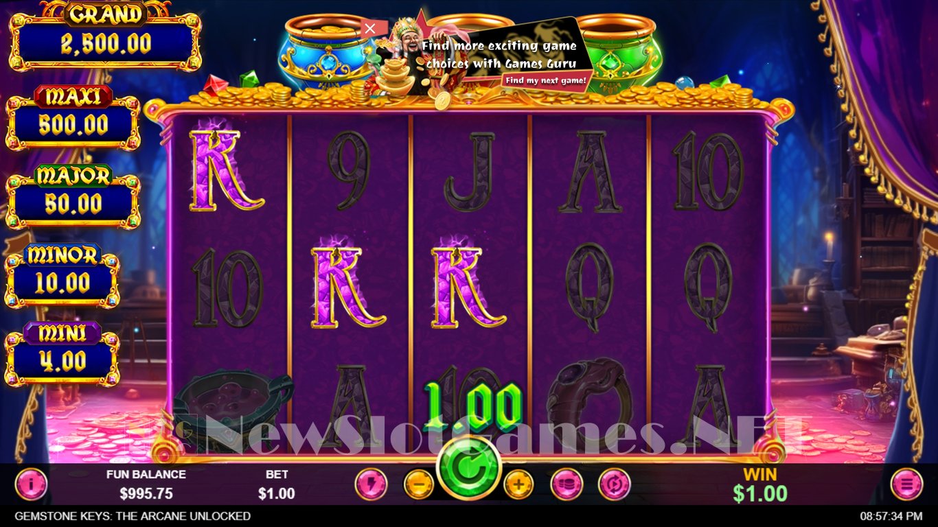 Gemstone Keys The Arcane Unlocked Slot Slot Image in Demo - pic. 4
