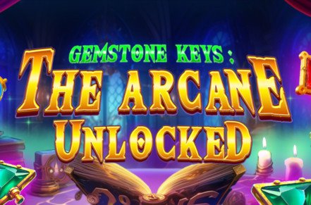 Gemstone Keys The Arcane Unlocked Slot Logo