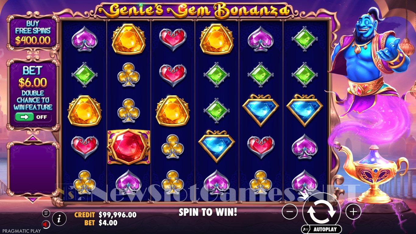 Genies Gem Bonanza Slot Demo Image