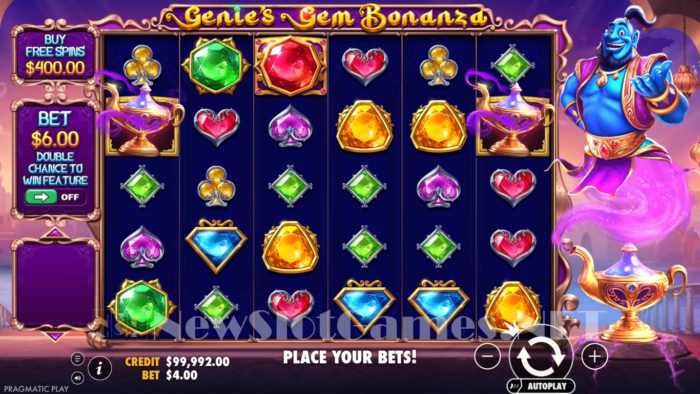 Genies Gem Bonanza Slot Slot Image in Demo - pic. 2