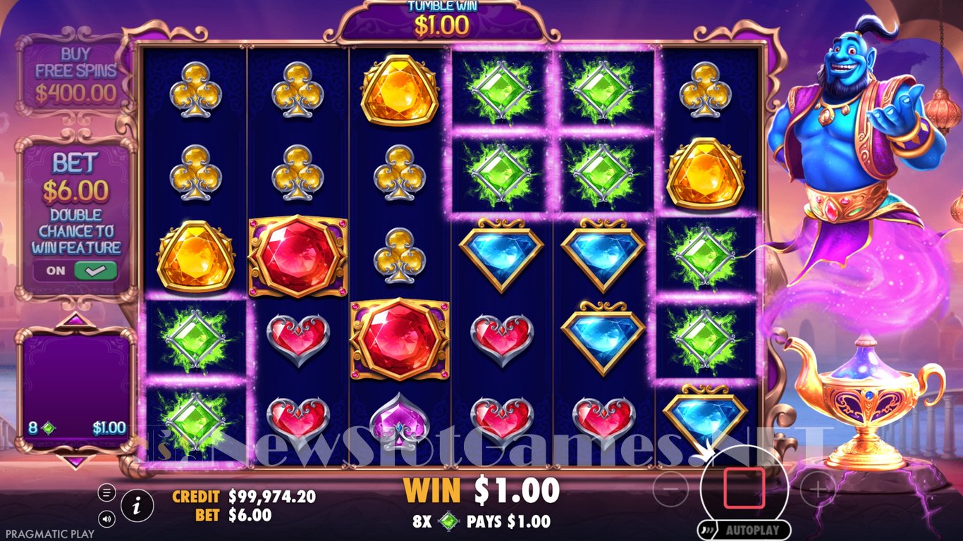 Genies Gem Bonanza Slot Slot Image in Demo - pic. 4