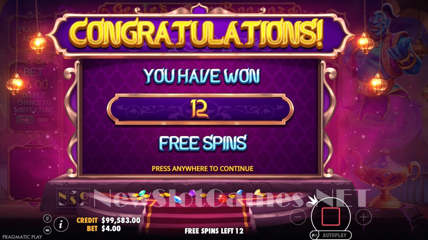Genies Gem Bonanza Slot Slot Image in Demo - pic. 6
