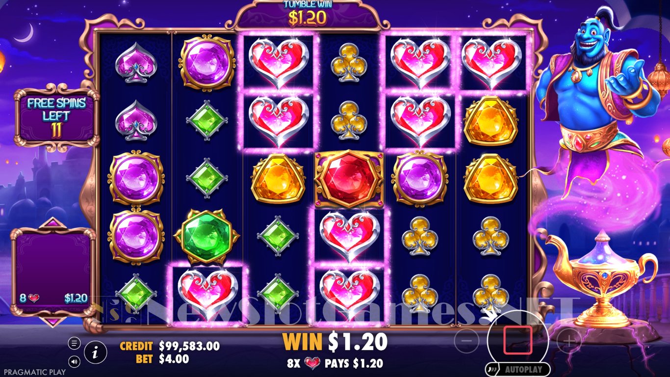 Genies Gem Bonanza Slot Slot Image in Demo - pic. 7