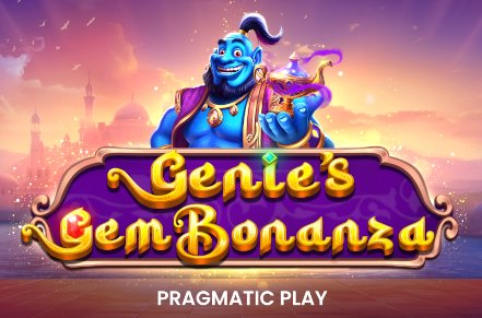 Genies Gem Bonanza Slot Logo