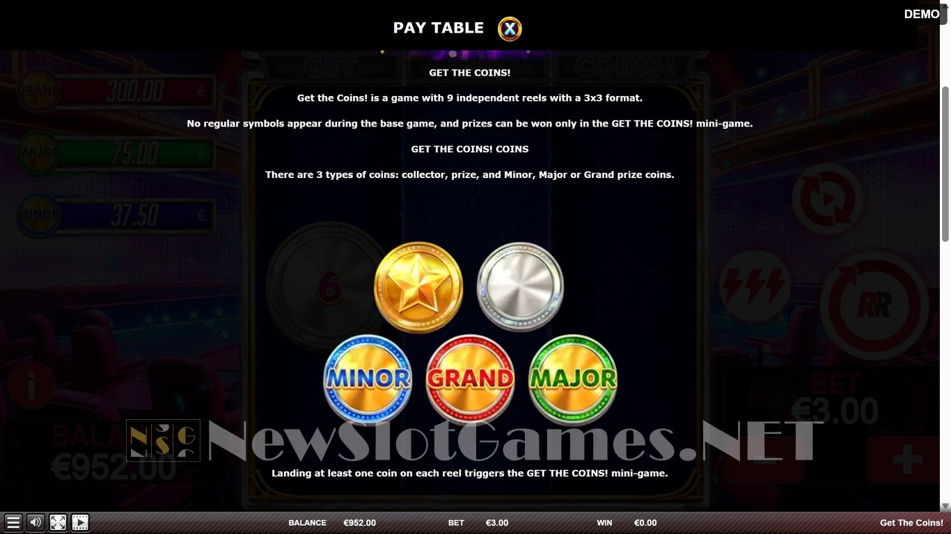 Get The Coins! Slot Slot Image in Demo - pic. 4