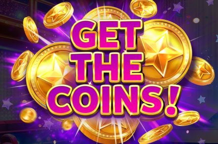 Get The Coins! Slot Logo
