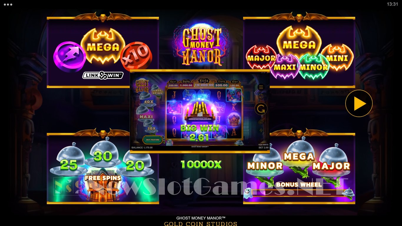 Ghost Money Manor Slot Demo Image