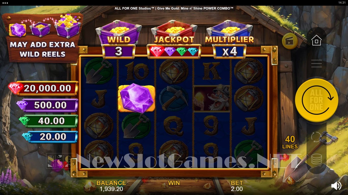 Give Me Gold Mine n Shine Power Combo Slot Slot Image in Demo - pic. 5