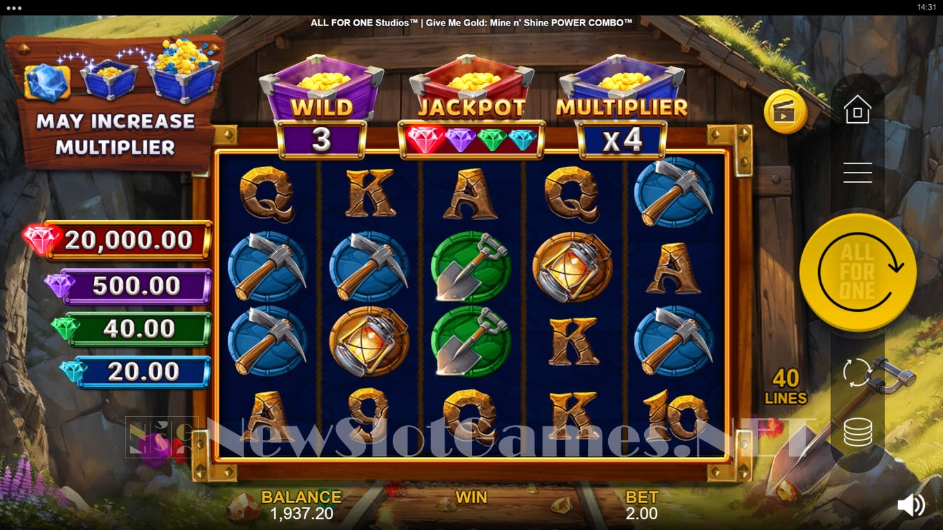 Give Me Gold Mine n Shine Power Combo Slot Slot Image in Demo - pic. 6