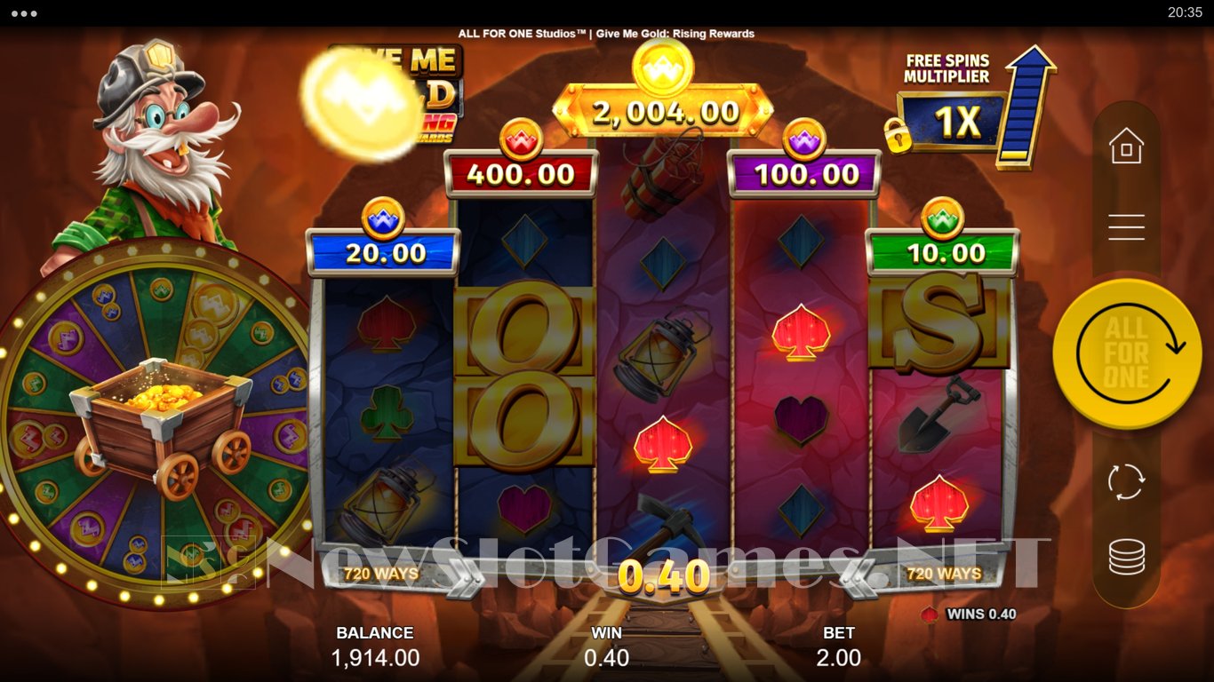 Give Me Gold Rising Rewards Slot Demo Image