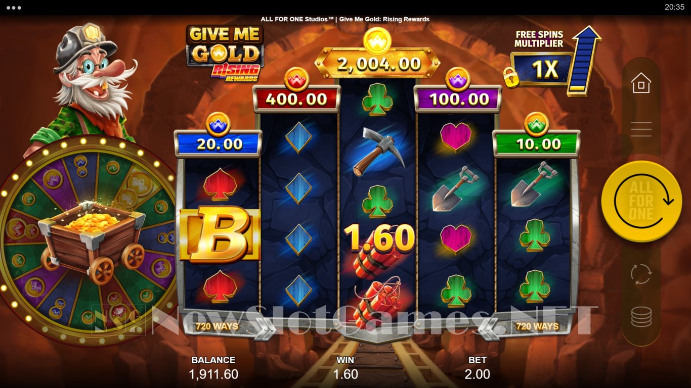 Give Me Gold Rising Rewards Slot Slot Image in Demo - pic. 3