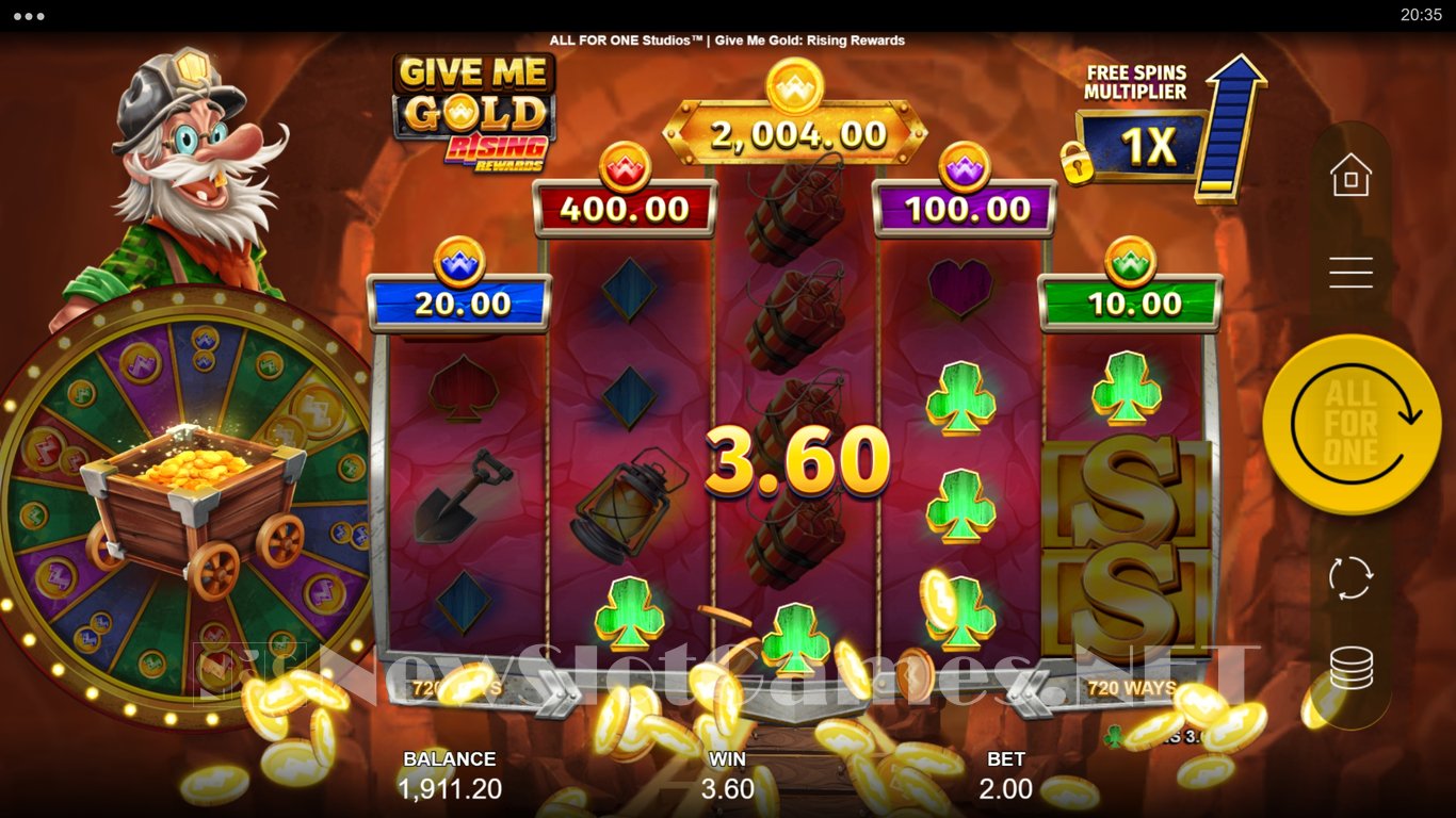 Give Me Gold Rising Rewards Slot Slot Image in Demo - pic. 5