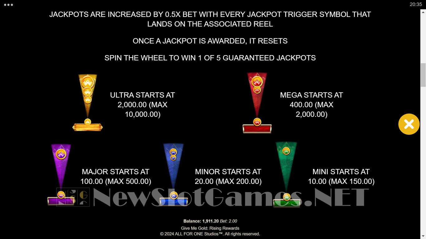 Give Me Gold Rising Rewards Slot Slot Image in Demo - pic. 7