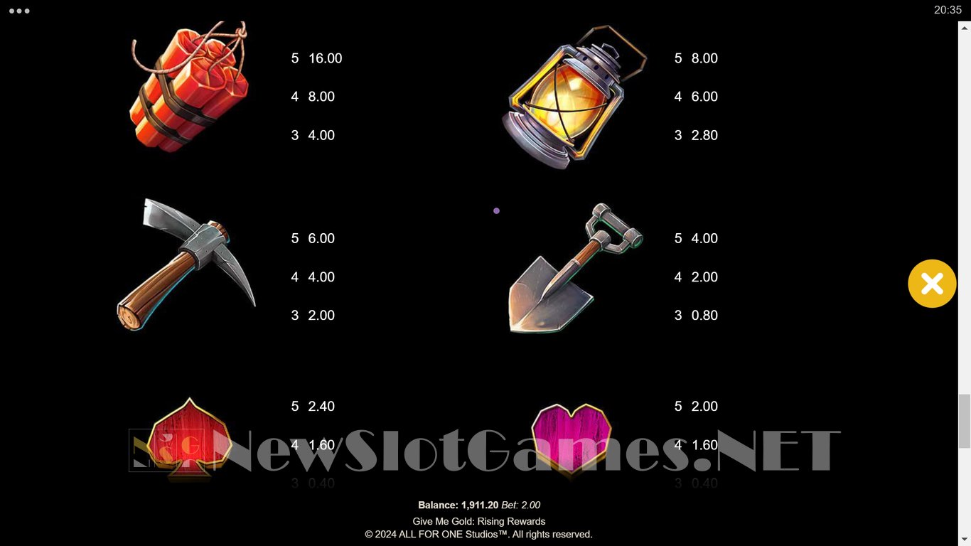 Give Me Gold Rising Rewards Slot Slot Image in Demo - pic. 8