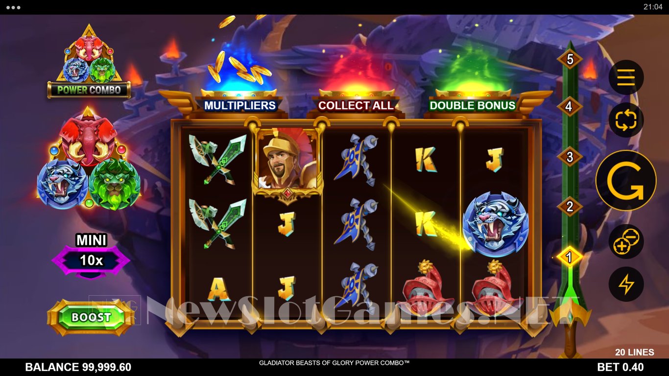 Gladiator Beasts of Glory Power Combo Slot Slot Image in Demo - pic. 2