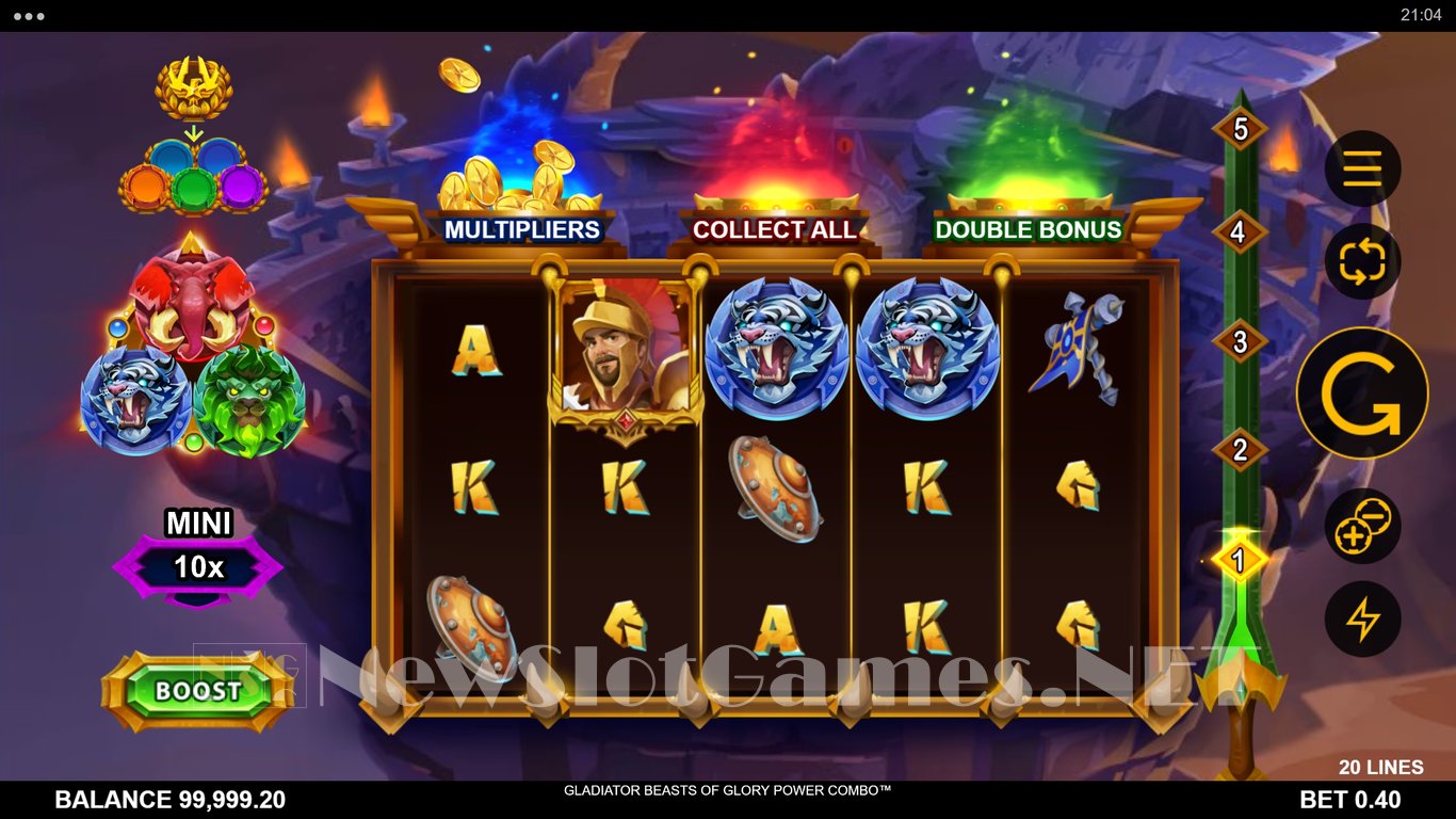 Gladiator Beasts of Glory Power Combo Slot Slot Image in Demo - pic. 3