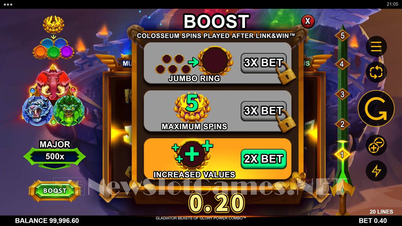 Gladiator Beasts of Glory Power Combo Slot Slot Image in Demo - pic. 7