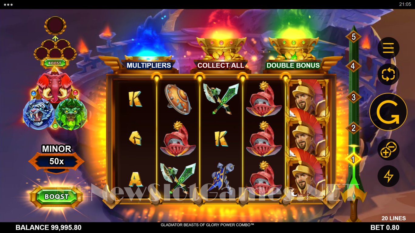 Gladiator Beasts of Glory Power Combo Slot Slot Image in Demo - pic. 8