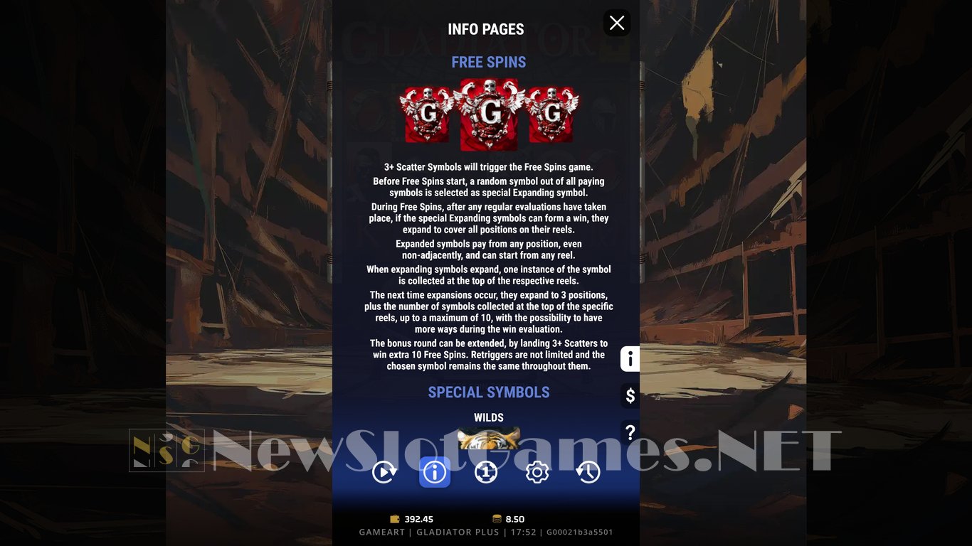 Gladiator+ Slot Slot Image in Demo - pic. 11