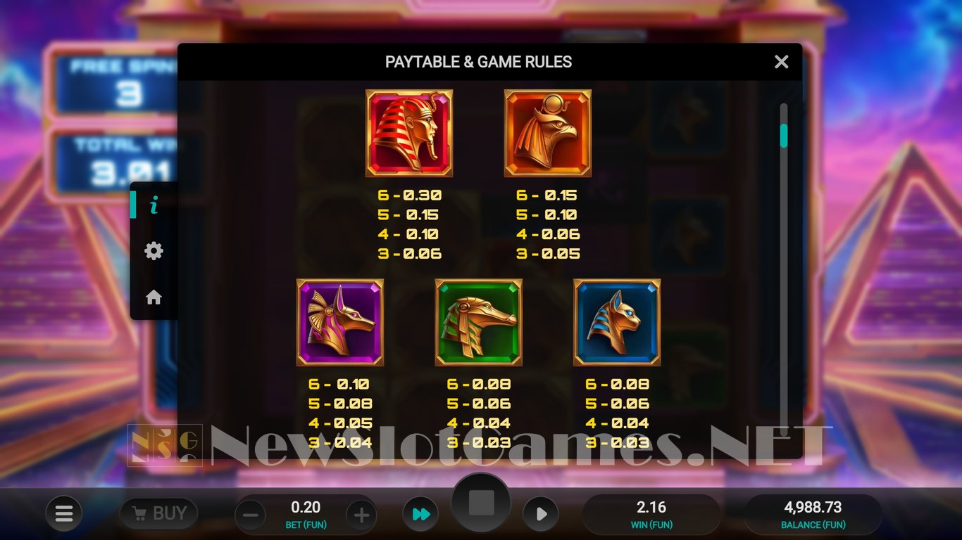 Glyph of Gods Slot Slot Image in Demo - pic. 12