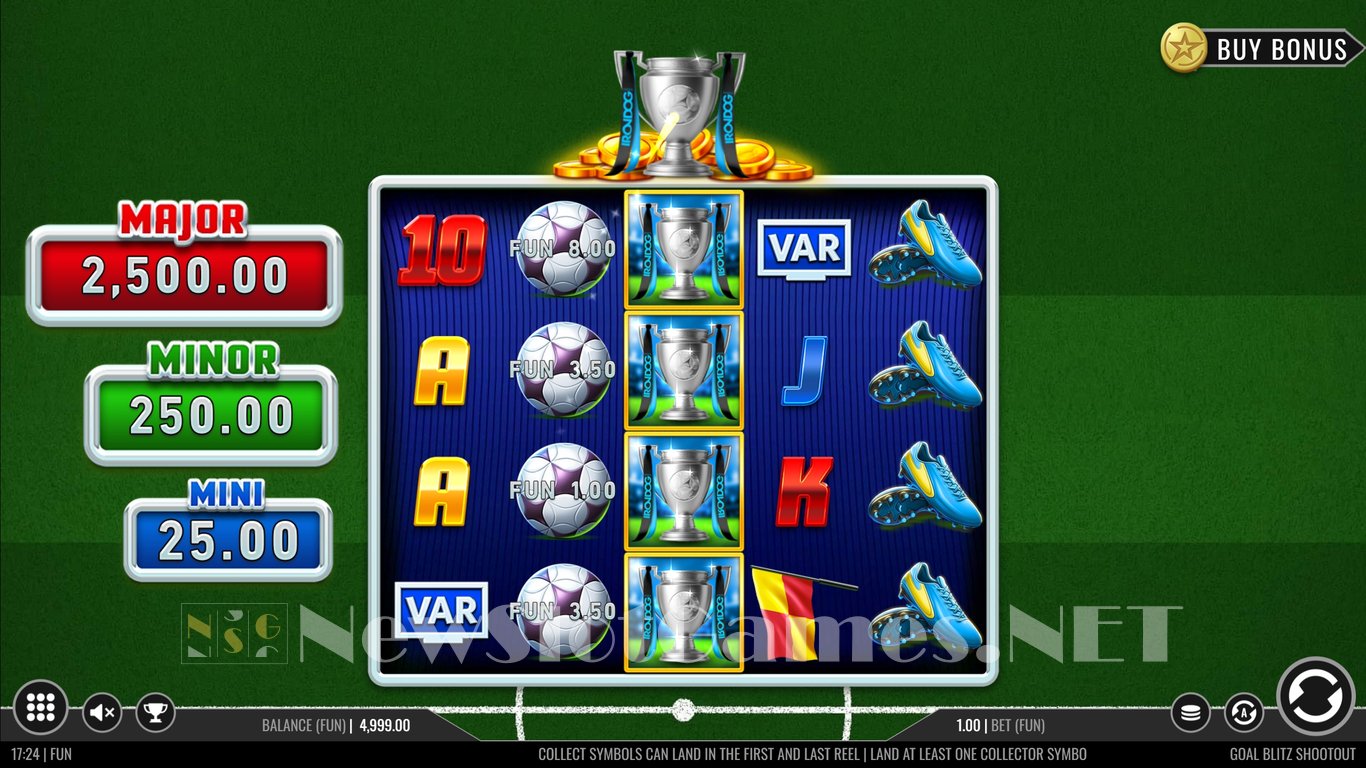 Goal Blitz Shootout Slot Demo Image