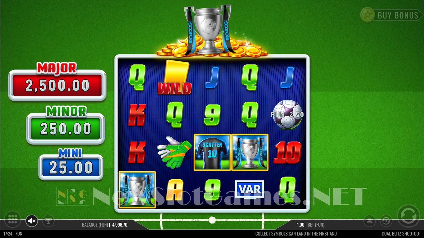 Goal Blitz Shootout Slot Slot Image in Demo - pic. 3