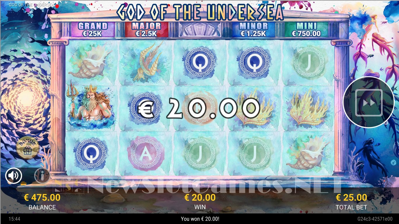 God of the Undersea Slot Slot Image in Demo - pic. 2