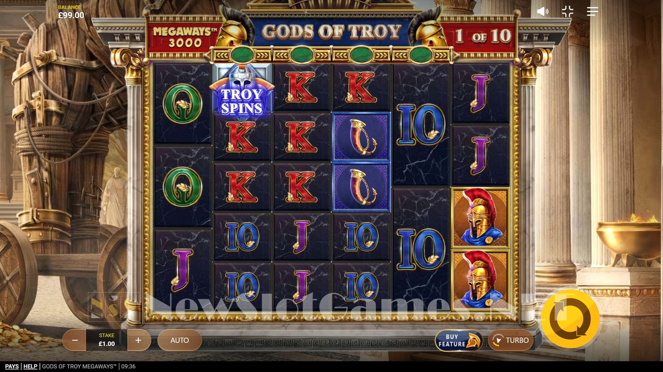 Gods of Troy Megaways Slot Demo Image