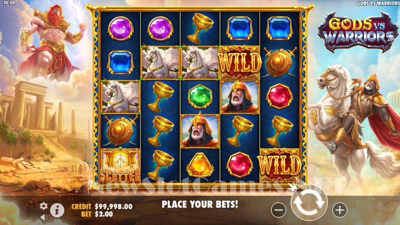 Gods vs Warriors Slot Slot Image in Demo - pic. 2