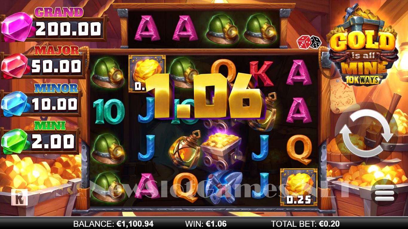 Gold Is All Mine 10K Ways Slot Slot Image in Demo - pic. 5
