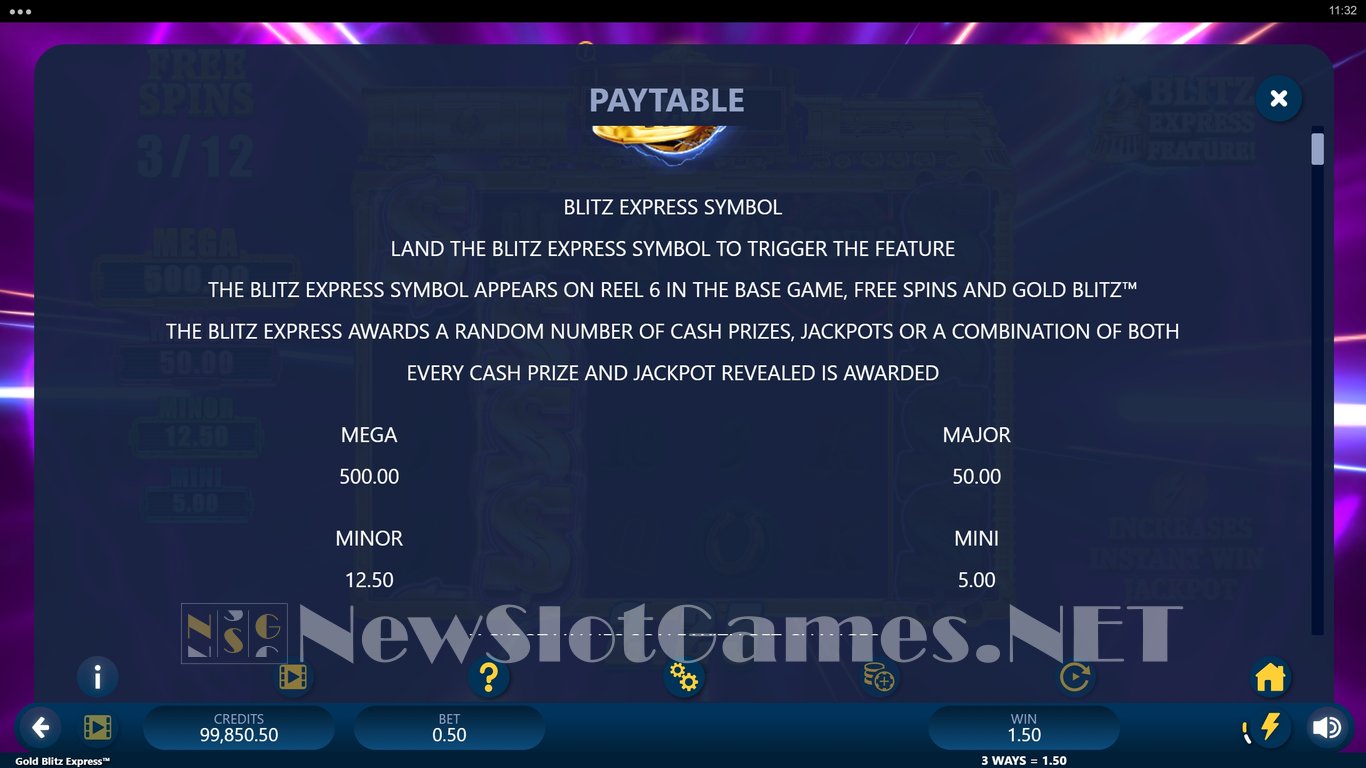 Gold Blitz Express Slot Slot Image in Demo - pic. 9