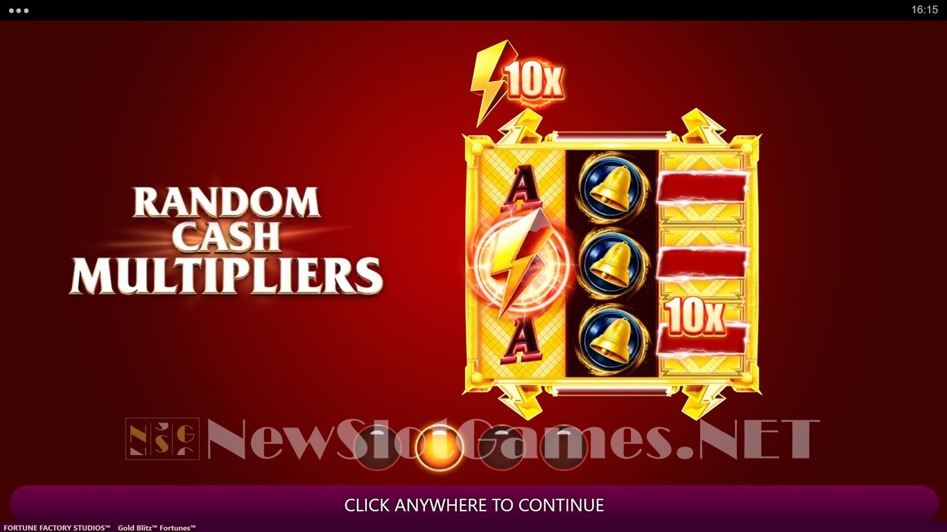 Gold Blitz Fortunes Slot Demo Image