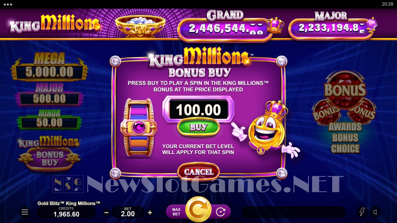 Gold Blitz King Millions Slot Slot Image in Demo - pic. 11