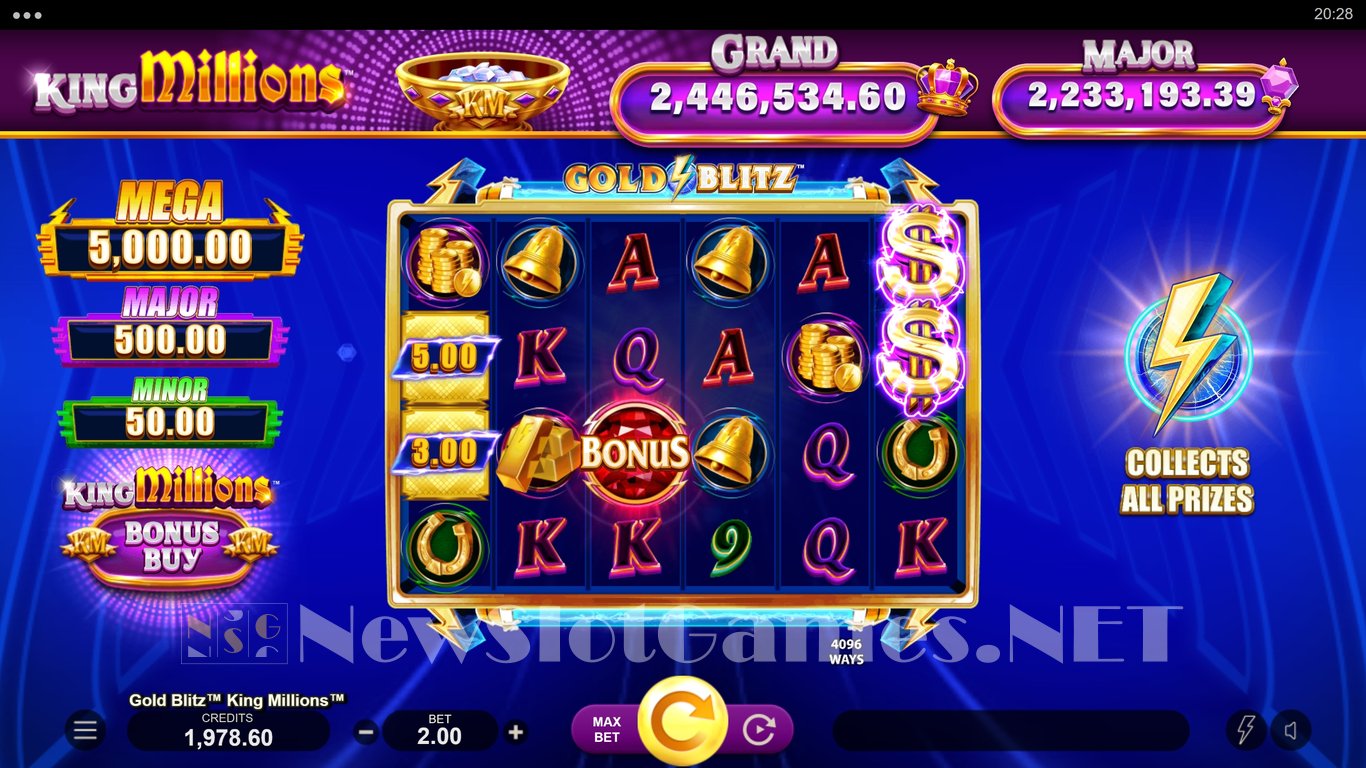 Gold Blitz King Millions Slot Slot Image in Demo - pic. 5