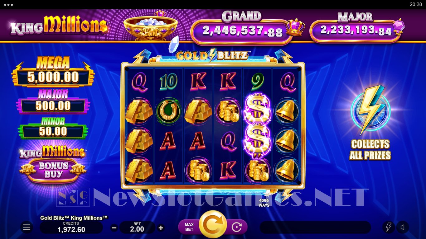 Gold Blitz King Millions Slot Slot Image in Demo - pic. 6