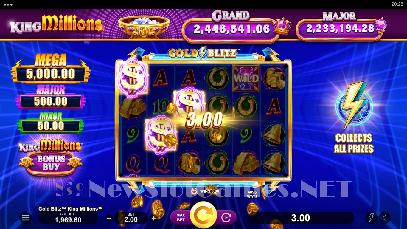 Gold Blitz King Millions Slot Slot Image in Demo - pic. 8