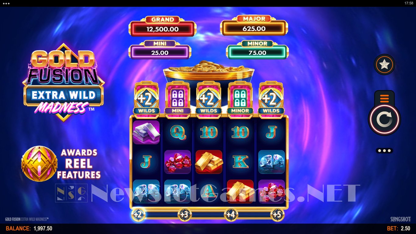 Gold Fusion Extra Wild Madness Slot Slot Image in Demo - pic. 2