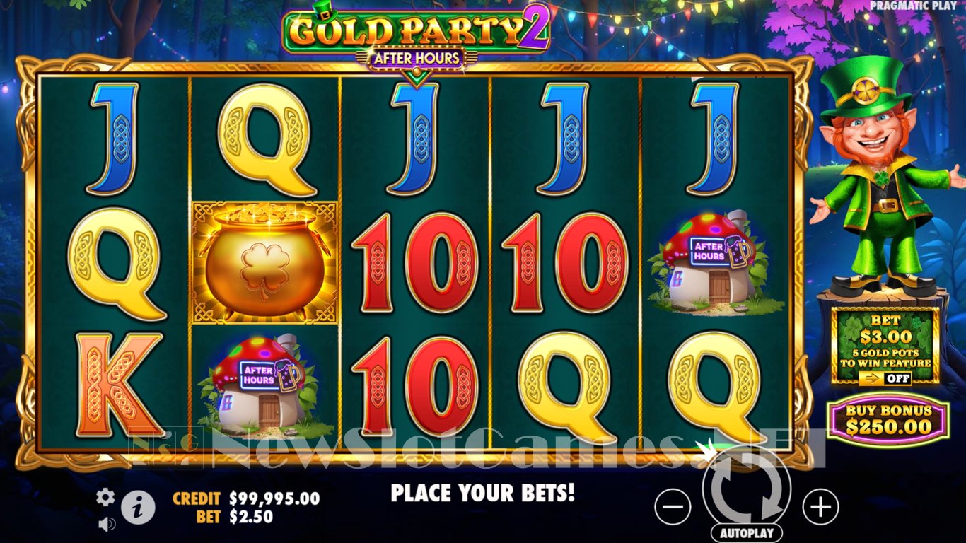Gold Party 2 After Hours Slot Demo Image