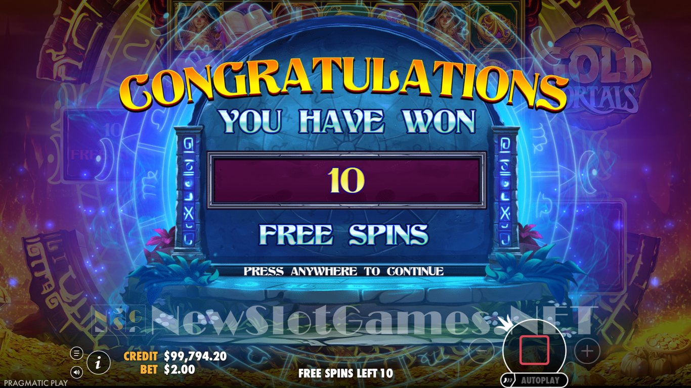 Gold Portals Slot Slot Image in Demo - pic. 8