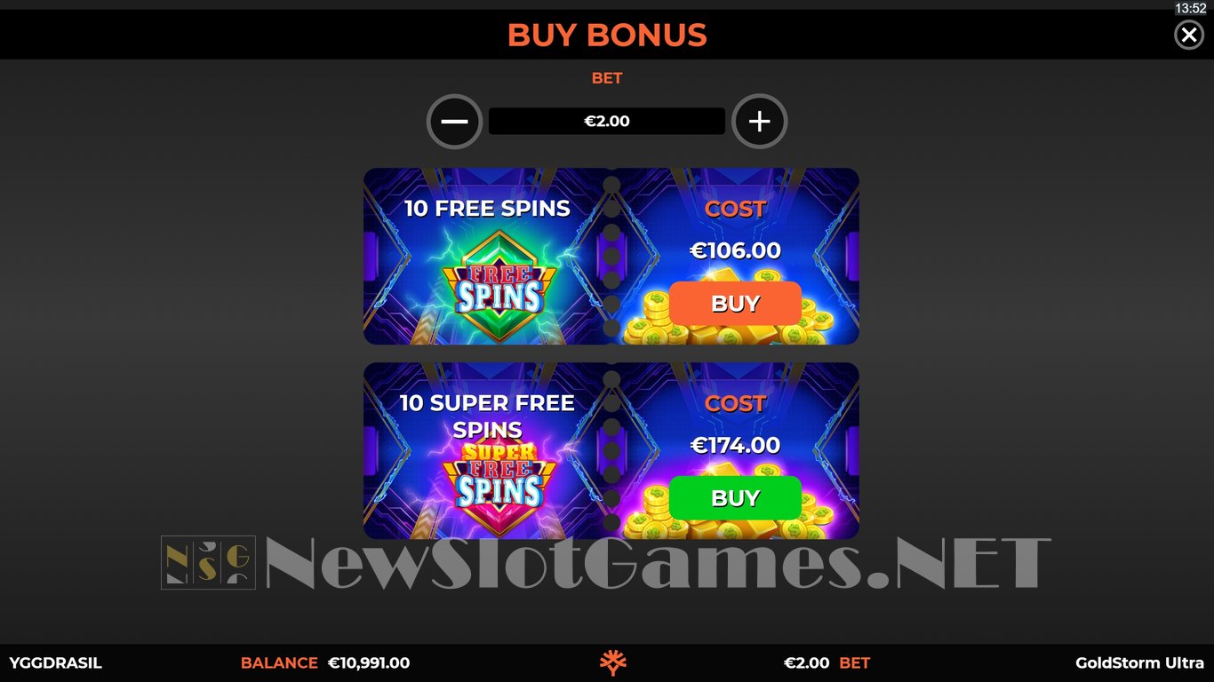 Gold Storm Ultra Slot Slot Image in Demo - pic. 4